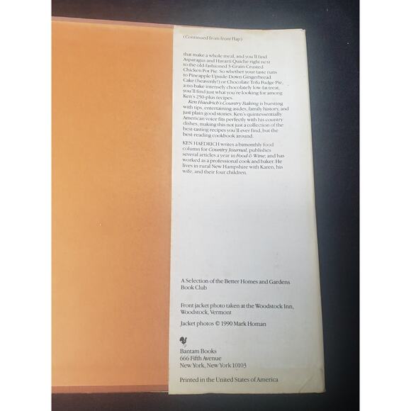 Ken Haedrich's Country Baking: Simple Home Baking Wholesome Grains & Harvest - Picture 9 of 10